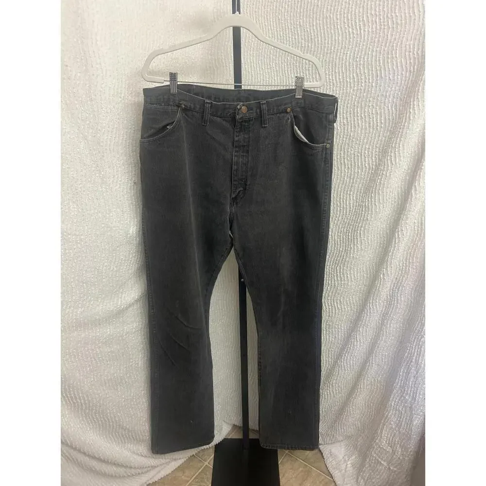 Vintage Wrangler Jeans Men’s 40x36 Black Denim USA Made 100% Cotton